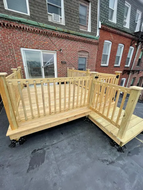 Rooftop deck