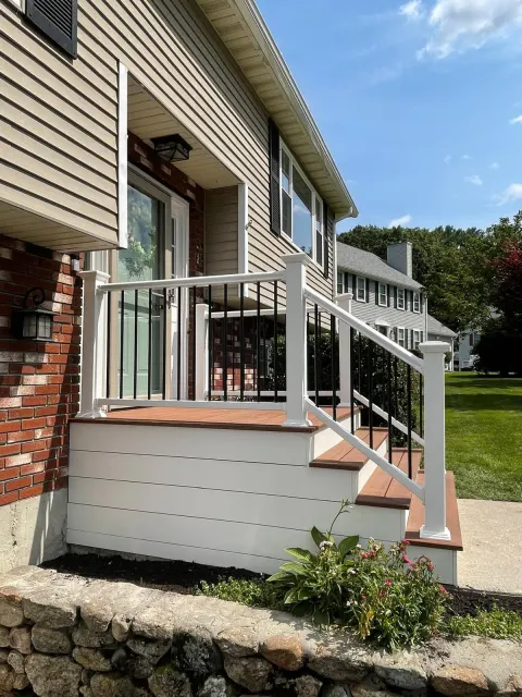 Front porch and stairs